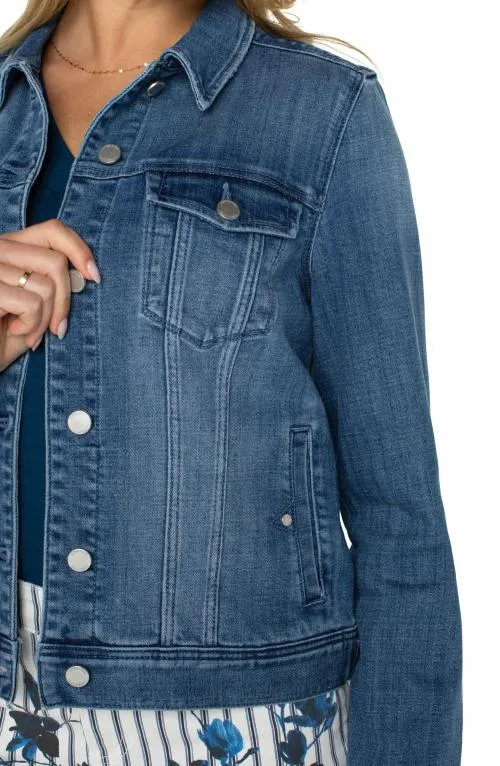 Women Jackets Liverpool Los Angeles Classic Jean Jacket Marshall Canyon