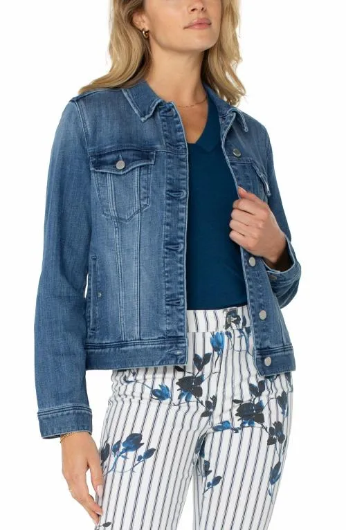 Women Jackets Liverpool Los Angeles Classic Jean Jacket Marshall Canyon