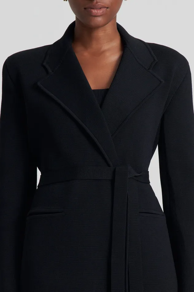 Women Jackets Scanlan Theodore CREPE KNIT LOOSE TAILORED JACKET BLACK Women Jackets Scanlan Theodore CREPE KNIT LOOSE TAILORED JACKET BLACK