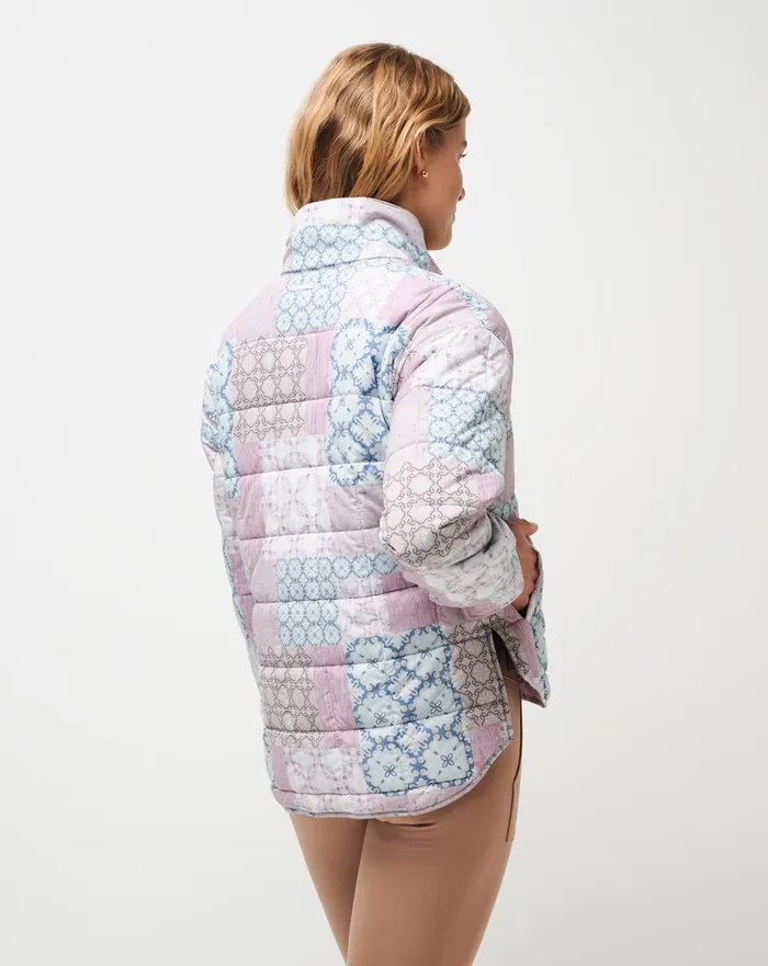 Women Jackets TravisMathew BOLD AND BLOOM JACKET Mauve Shadows Multi