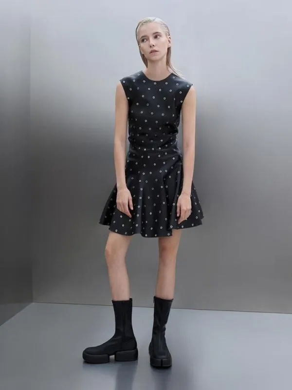 Women Jamie SideZip Platform Calf Boots 8211 Black CHARLES and KEITH Boots