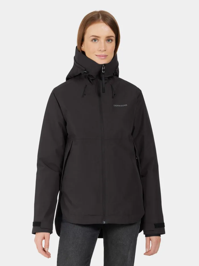 Women Jennie Jacket Black Didriksons Autumn Jackets