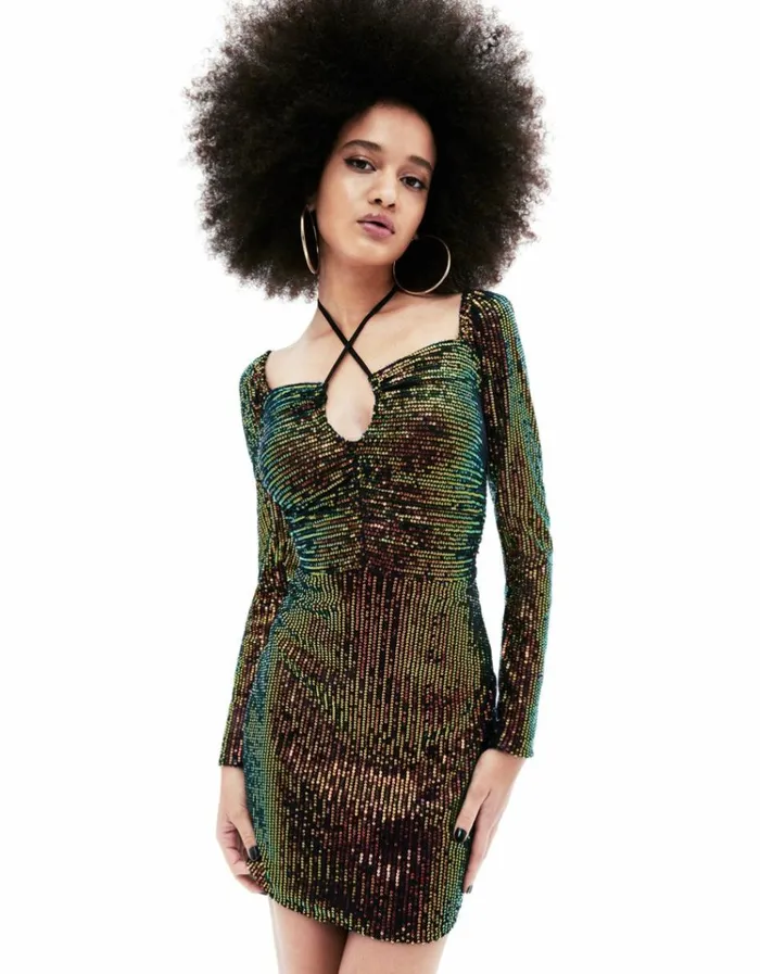 Women KASEY MINI DRESS MULTI Multi Betsey Johnson