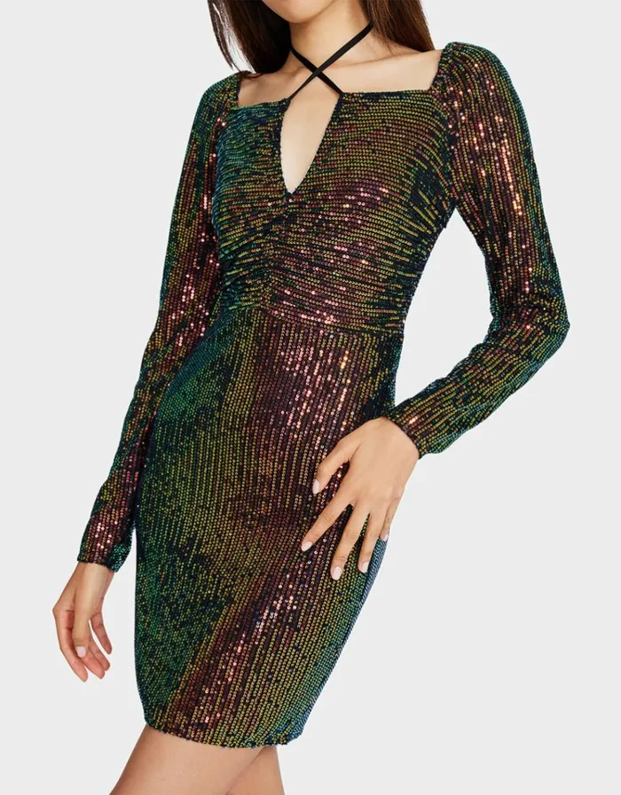 Women KASEY MINI DRESS MULTI Multi Betsey Johnson
