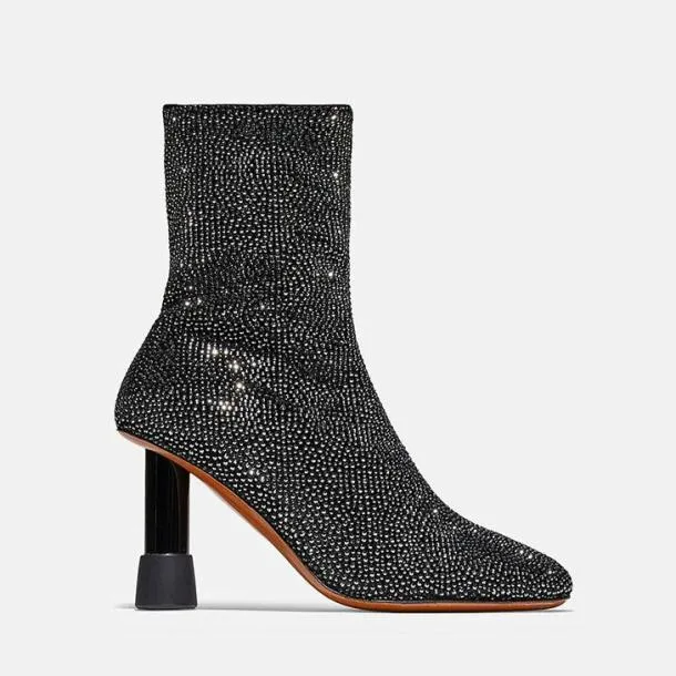 Women KATTIE Fabric Black OUTLET Clergerie Ankle Boots