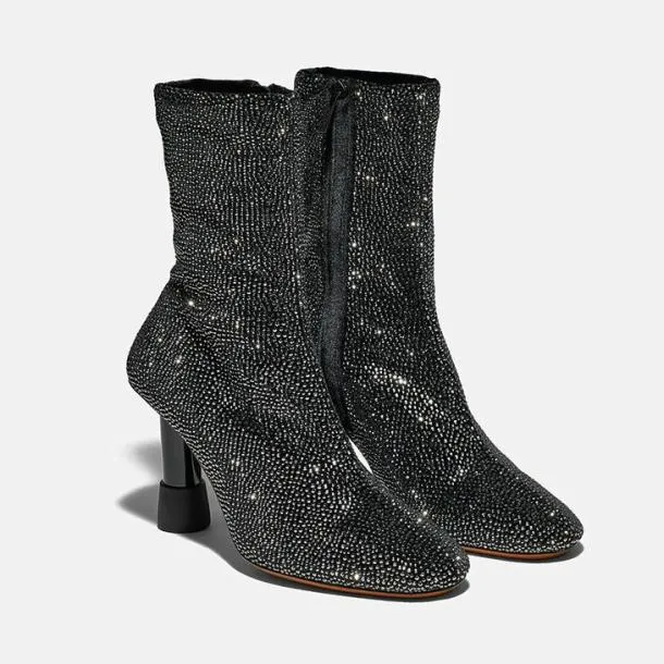 Women KATTIE Fabric Black OUTLET Clergerie Ankle Boots