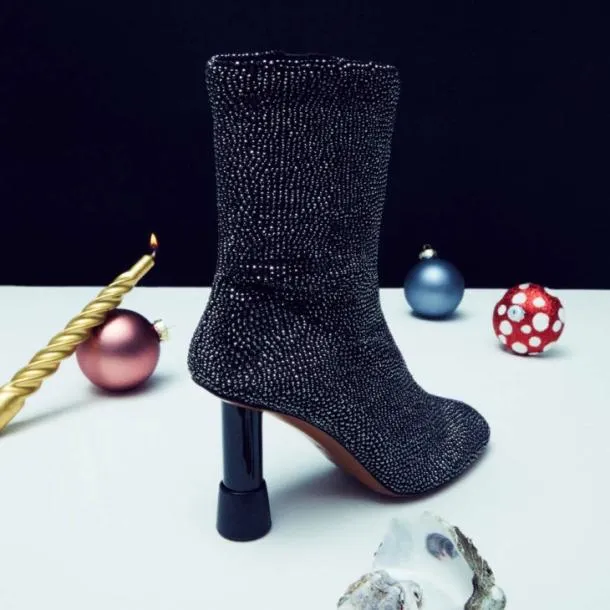 Women KATTIE Fabric Black OUTLET Clergerie Ankle Boots