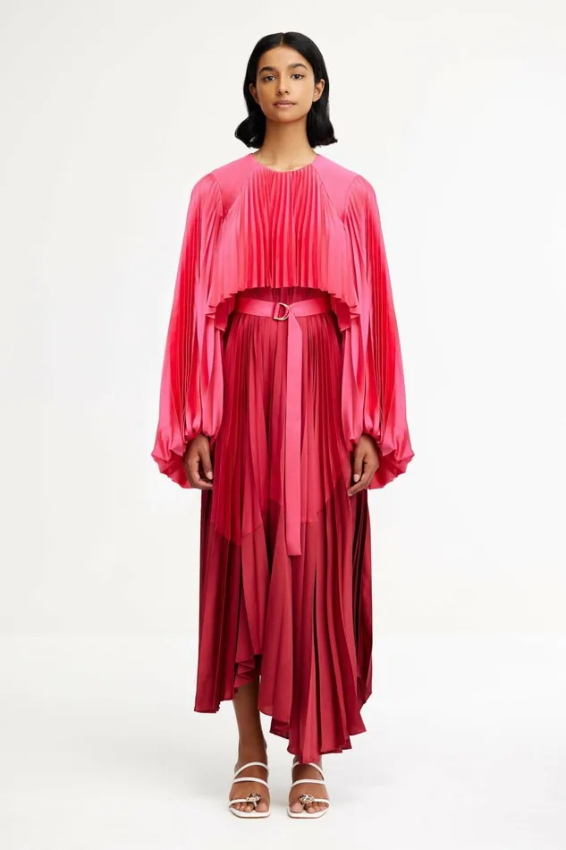 Women KENSWORTH MAXI DRESS Rouge Ombre Acler Maxi Dresses