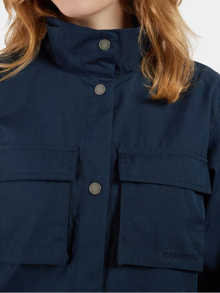 Women Lexie Jacket Dark Night Blue Didriksons Spring Jackets
