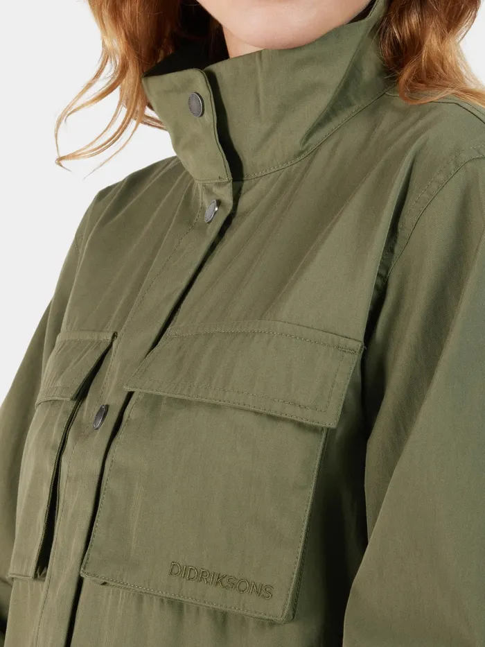 Women Lexie Jacket Dusty Olive Didriksons Spring Jackets