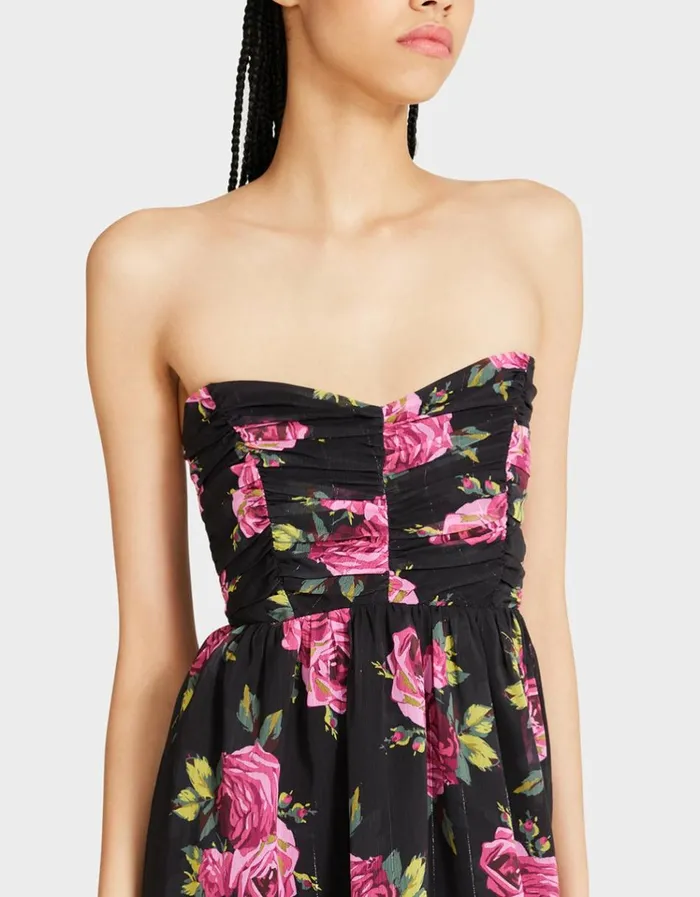 Women MARISSA MINI DRESS BLACK MULTI Betsey Johnson