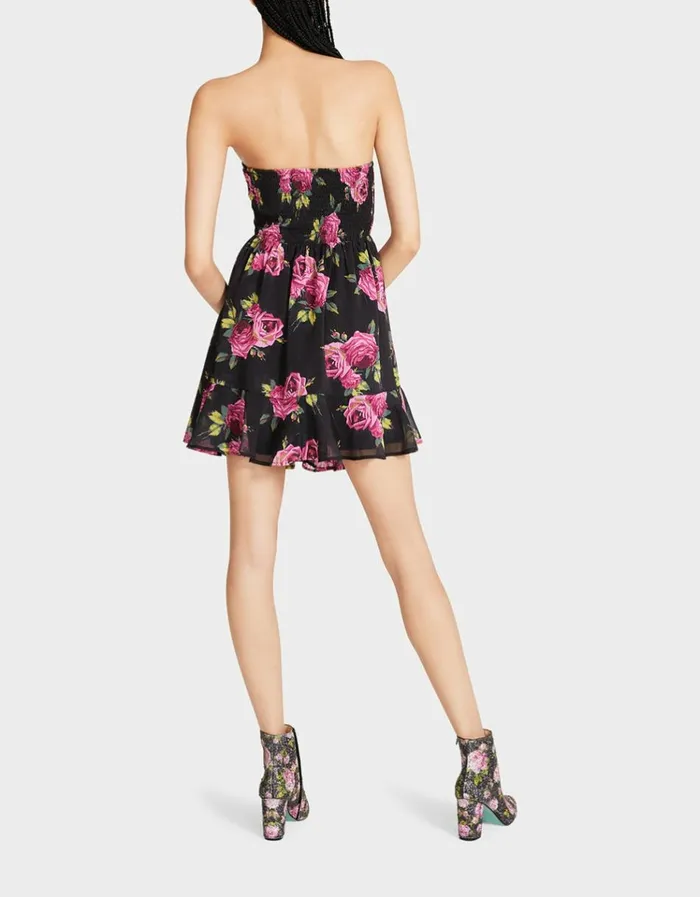 Women MARISSA MINI DRESS BLACK MULTI Betsey Johnson