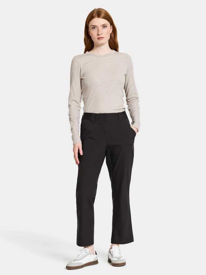 Women Mary Pants Black Didriksons Walking Trousers