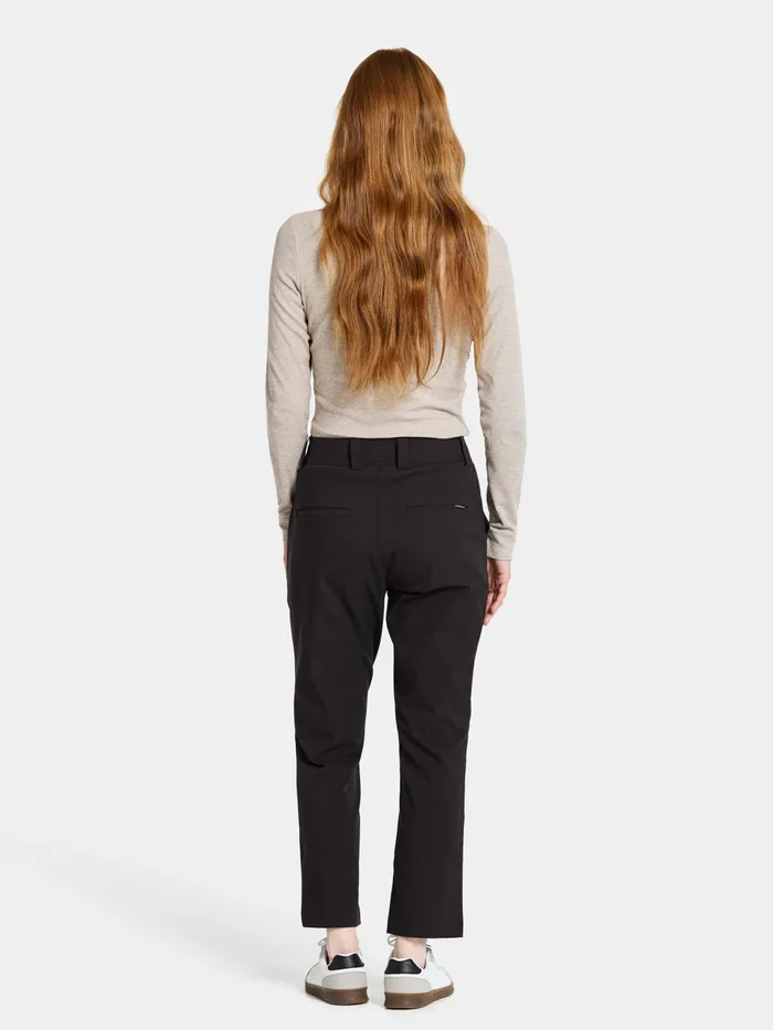 Women Mary Pants Black Didriksons Walking Trousers