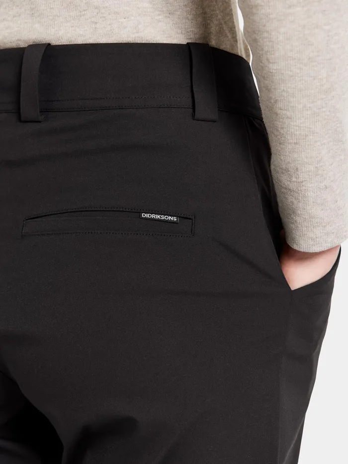 Women Mary Pants Black Didriksons Walking Trousers