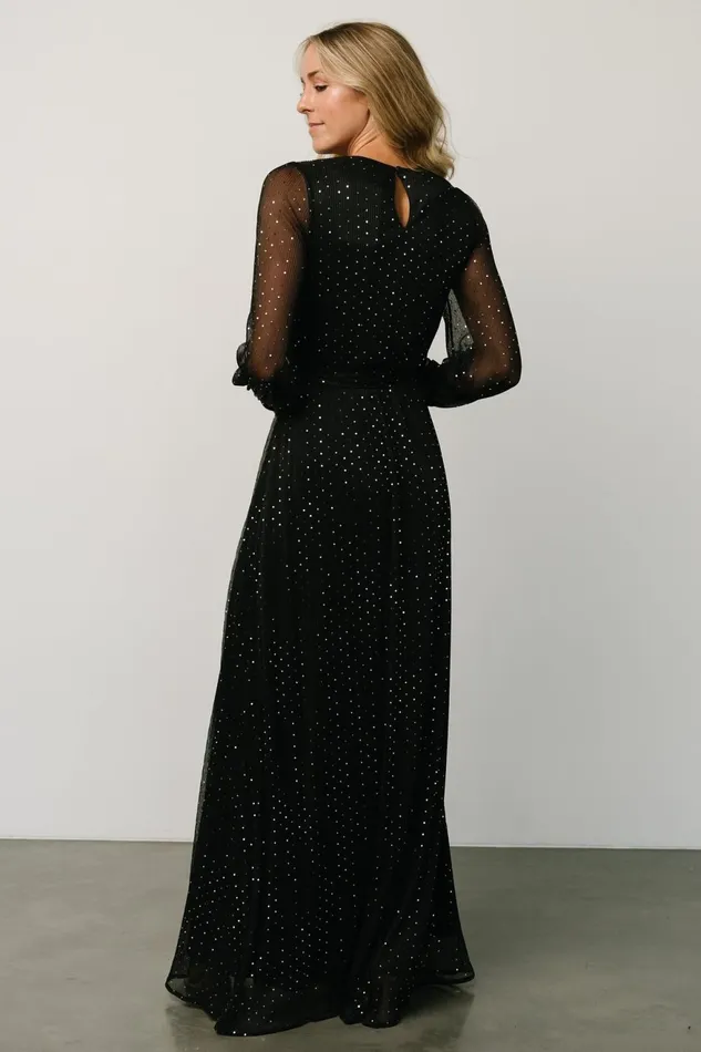 Women Maxi Dresses Baltic Born Abigail Sparkle Gown Twilight