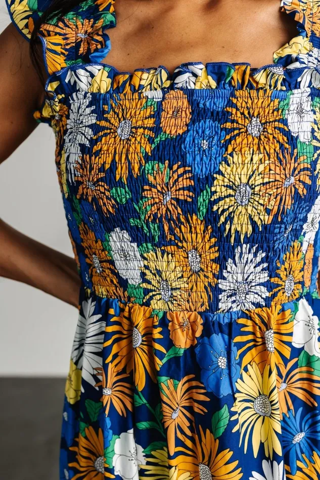 Women Maxi Dresses Baltic Born Adela Maxi Dress Blue Multi Floral Women Maxi Dresses Baltic Born Adela Maxi Dress Blue Multi Floral