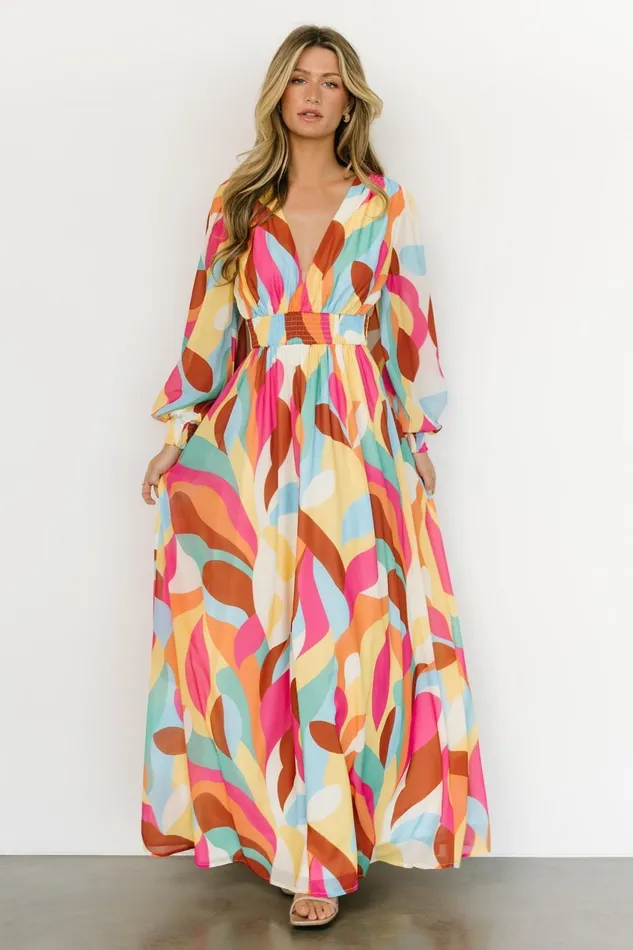 Women Maxi Dresses Baltic Born Lawson Maxi Dress Multi Print