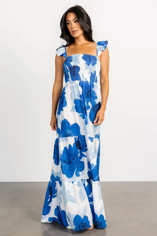 Women Maxi Dresses Baltic Born Mikaela Maxi Dress Blue Floral