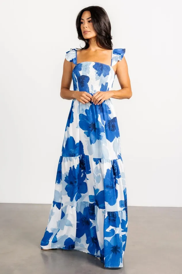 Women Maxi Dresses Baltic Born Mikaela Maxi Dress Blue Floral Women Maxi Dresses Baltic Born Mikaela Maxi Dress Blue Floral