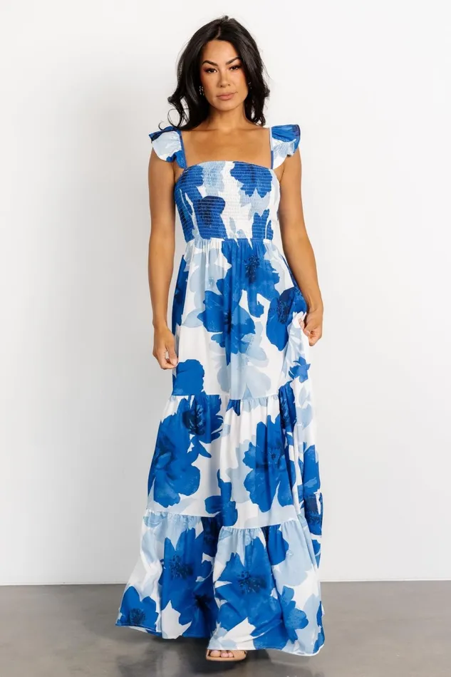 Women Maxi Dresses Baltic Born Mikaela Maxi Dress Blue Floral Women Maxi Dresses Baltic Born Mikaela Maxi Dress Blue Floral