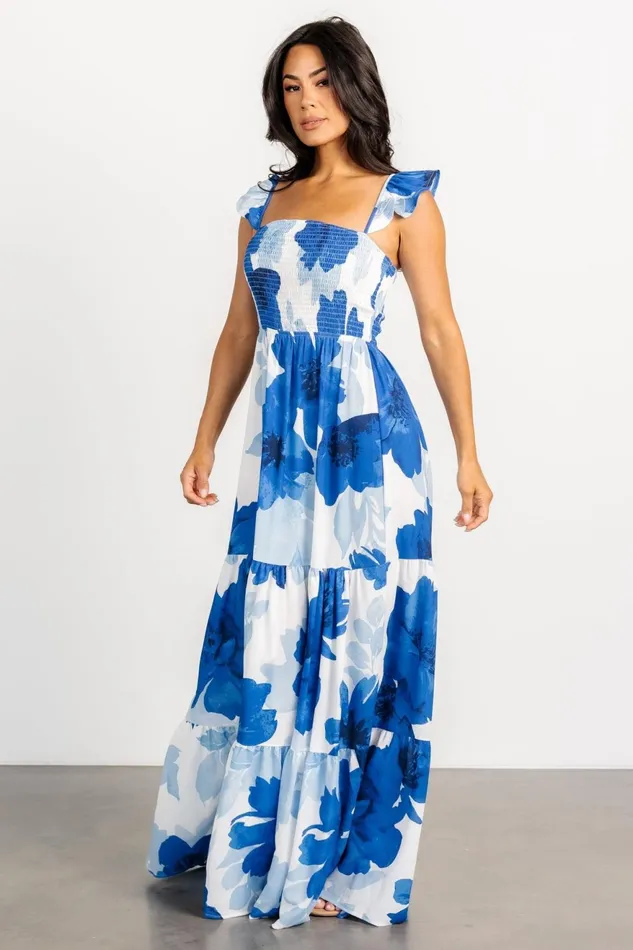 Women Maxi Dresses Baltic Born Mikaela Maxi Dress Blue Floral Women Maxi Dresses Baltic Born Mikaela Maxi Dress Blue Floral