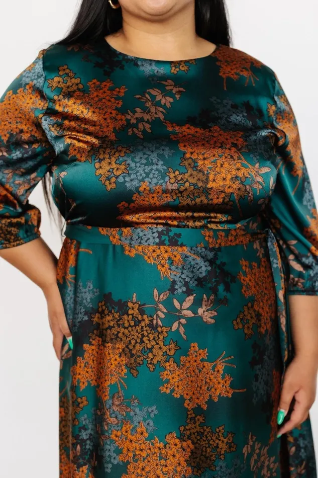 Women Maxi Dresses Baltic Born Paula Satin Maxi Dress Jade Multi Women Maxi Dresses Baltic Born Paula Satin Maxi Dress Jade Multi