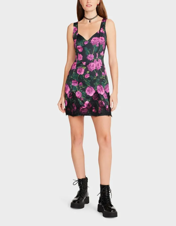 Women MEG MINI DRESS BLACK Betsey Johnson