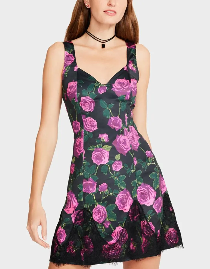Women MEG MINI DRESS BLACK Betsey Johnson