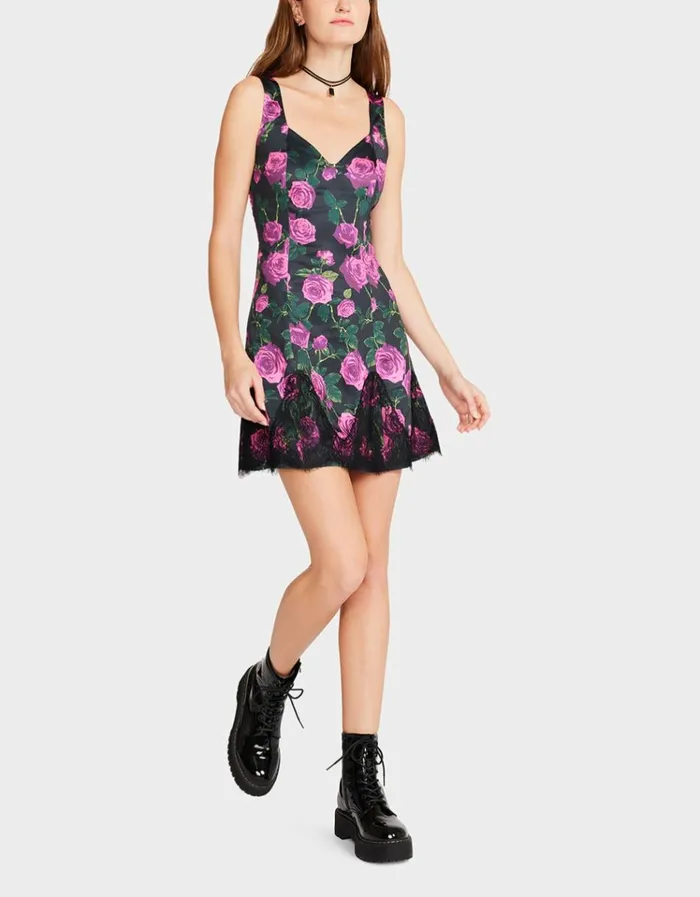 Women MEG MINI DRESS BLACK Betsey Johnson