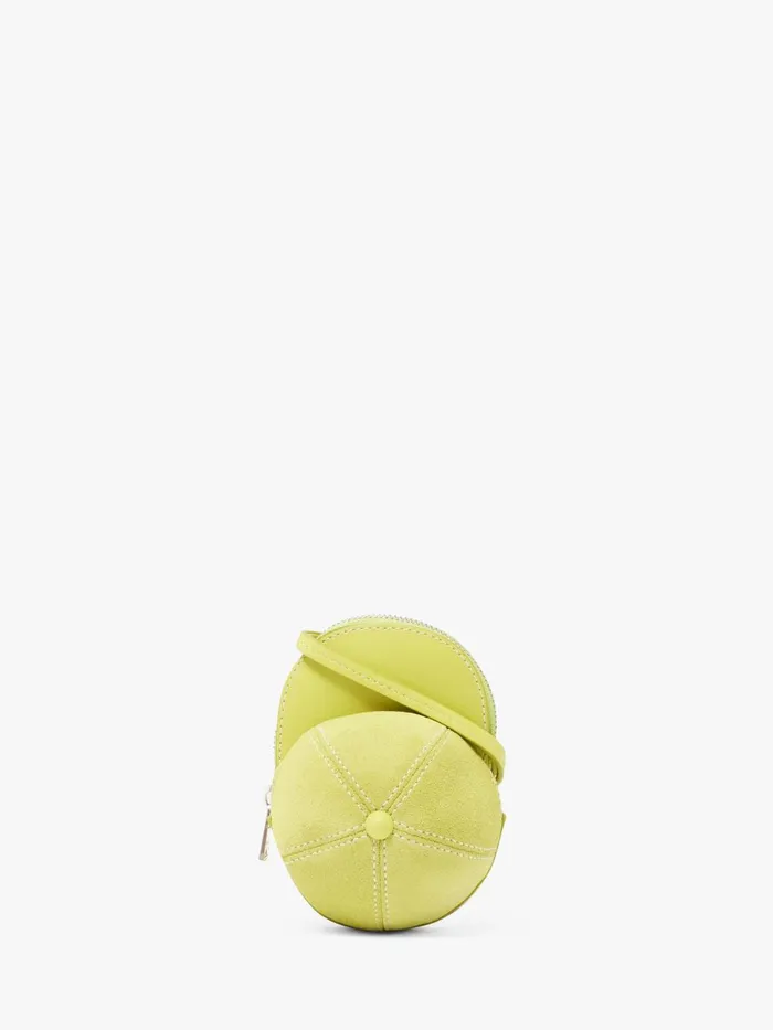 WomenMen Crossbody Bags JW Anderson MINI CAP BAG 8211 SUEDE CROSSBODY BAG Lime WomenMen Crossbody Bags JW Anderson MINI CAP BAG 8211 SUEDE CROSSBODY BAG Lime