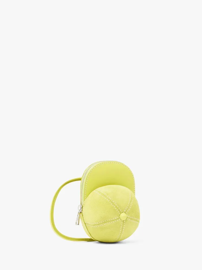 WomenMen Crossbody Bags JW Anderson MINI CAP BAG 8211 SUEDE CROSSBODY BAG Lime WomenMen Crossbody Bags JW Anderson MINI CAP BAG 8211 SUEDE CROSSBODY BAG Lime