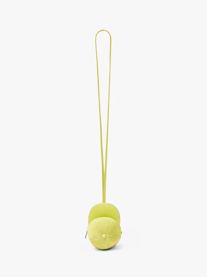 WomenMen Crossbody Bags JW Anderson MINI CAP BAG 8211 SUEDE CROSSBODY BAG Lime WomenMen Crossbody Bags JW Anderson MINI CAP BAG 8211 SUEDE CROSSBODY BAG Lime