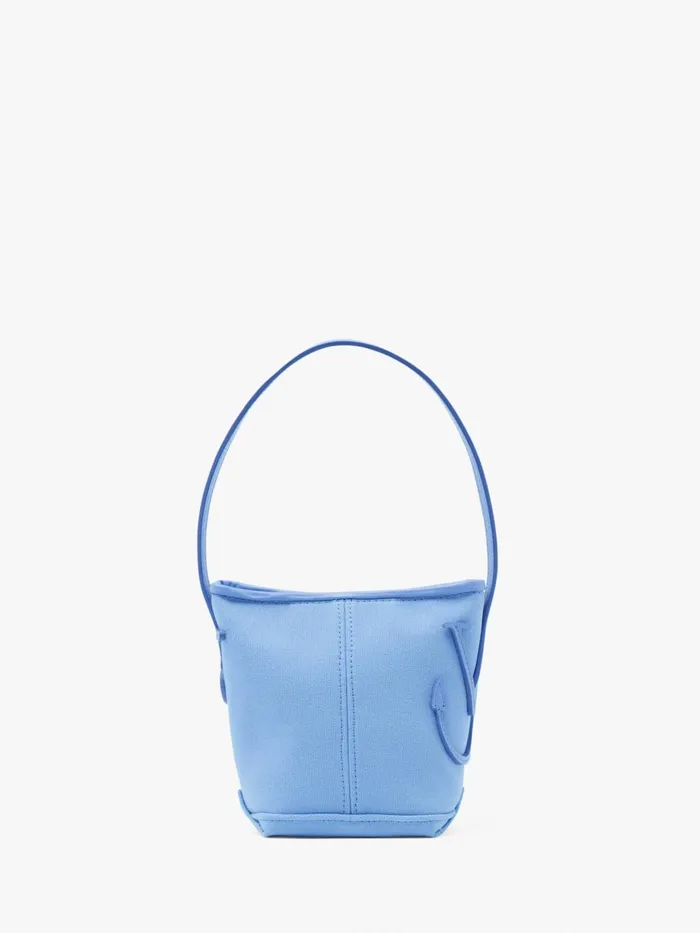 WomenMen Mini Bags and Clutches JW Anderson MINI ANCHOR HOBO 8211 COTTON CANVAS HANDLE BAG Light Blue WomenMen Mini Bags and Clutches JW Anderson MINI ANCHOR HOBO 8211 COTTON CANVAS HANDLE BAG Light Blue