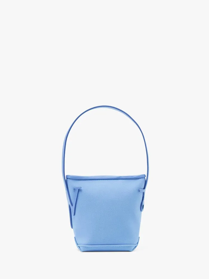 WomenMen Mini Bags and Clutches JW Anderson MINI ANCHOR HOBO 8211 COTTON CANVAS HANDLE BAG Light Blue WomenMen Mini Bags and Clutches JW Anderson MINI ANCHOR HOBO 8211 COTTON CANVAS HANDLE BAG Light Blue