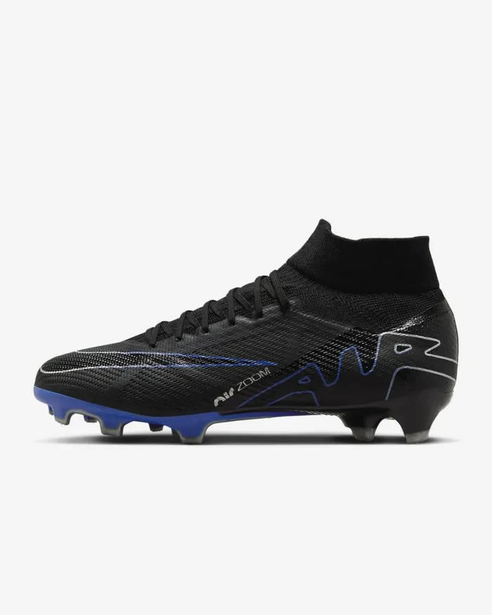 WomenMen Nike All Shoes Mercurial Superfly 9 Pro Blackhyper Royalchrome