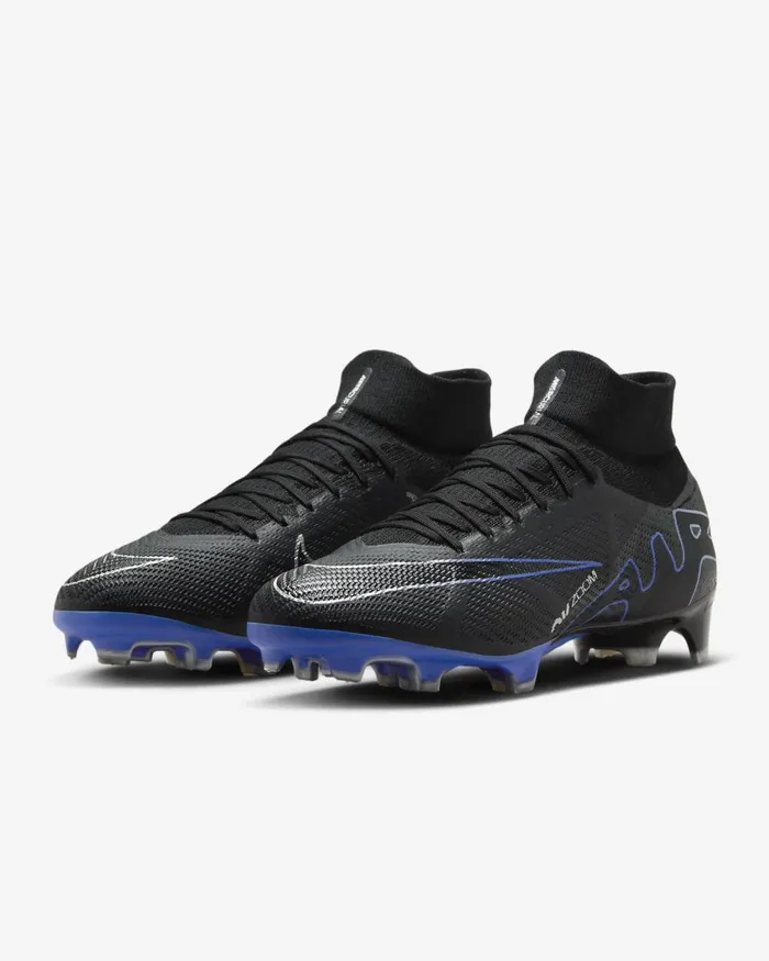 WomenMen Nike All Shoes Mercurial Superfly 9 Pro Blackhyper Royalchrome