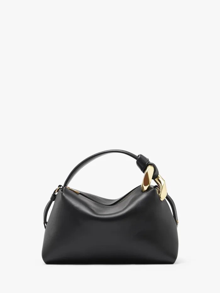 WomenMen Top Handle Bags JW Anderson JWA CORNER BAG 8211 LEATHER TOP HANDLE BAG Black WomenMen Top Handle Bags JW Anderson JWA CORNER BAG 8211 LEATHER TOP HANDLE BAG Black