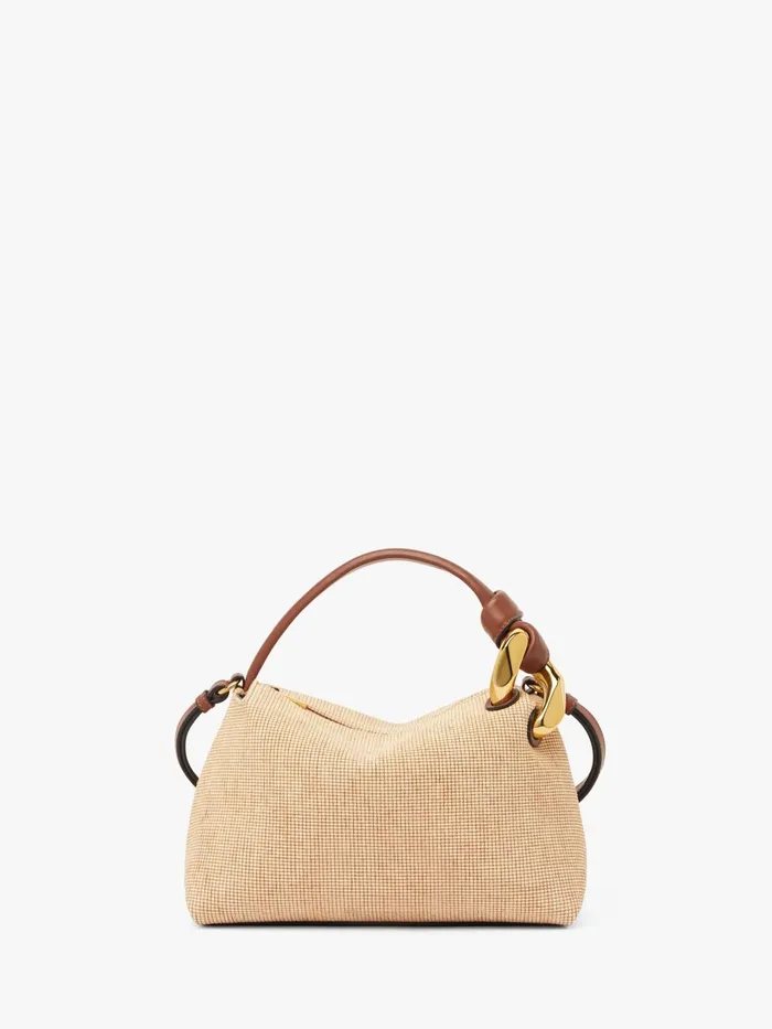 WomenMen Top Handle Bags JW Anderson SMALL JWA CORNER BAG 8211 CANVAS CROSSBODY BAG Beige WomenMen Top Handle Bags JW Anderson SMALL JWA CORNER BAG 8211 CANVAS CROSSBODY BAG Beige