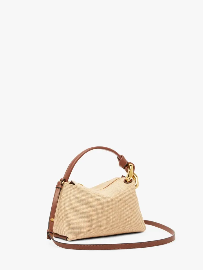 WomenMen Top Handle Bags JW Anderson SMALL JWA CORNER BAG 8211 CANVAS CROSSBODY BAG Beige WomenMen Top Handle Bags JW Anderson SMALL JWA CORNER BAG 8211 CANVAS CROSSBODY BAG Beige