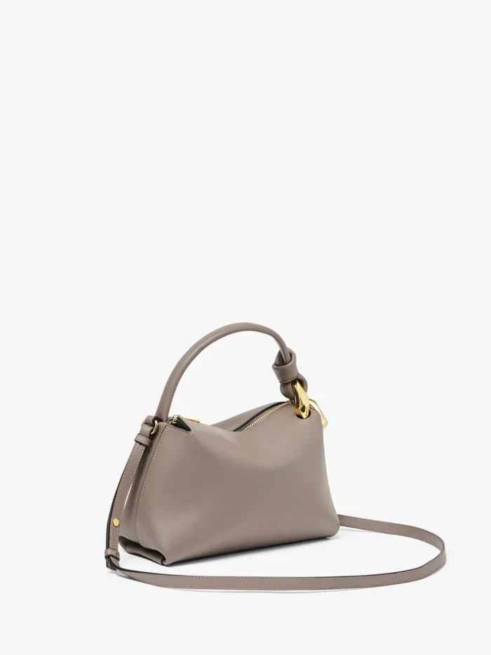 WomenMen Top Handle Bags JW Anderson SMALL JWA CORNER BAG 8211 LEATHER CROSSBODY BAG Taupe WomenMen Top Handle Bags JW Anderson SMALL JWA CORNER BAG 8211 LEATHER CROSSBODY BAG Taupe