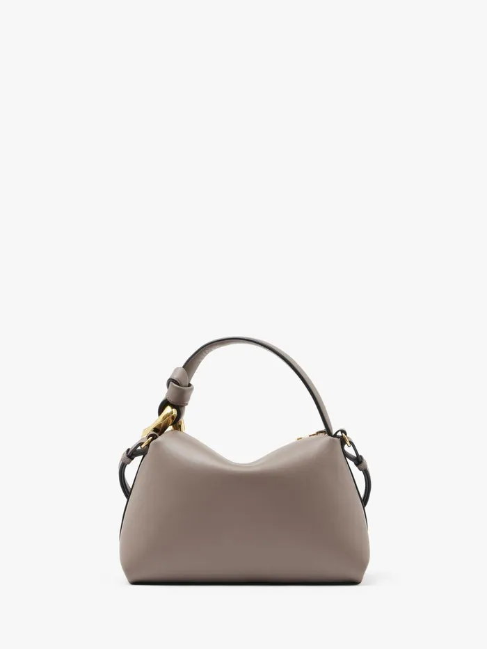 WomenMen Top Handle Bags JW Anderson SMALL JWA CORNER BAG 8211 LEATHER CROSSBODY BAG Taupe WomenMen Top Handle Bags JW Anderson SMALL JWA CORNER BAG 8211 LEATHER CROSSBODY BAG Taupe