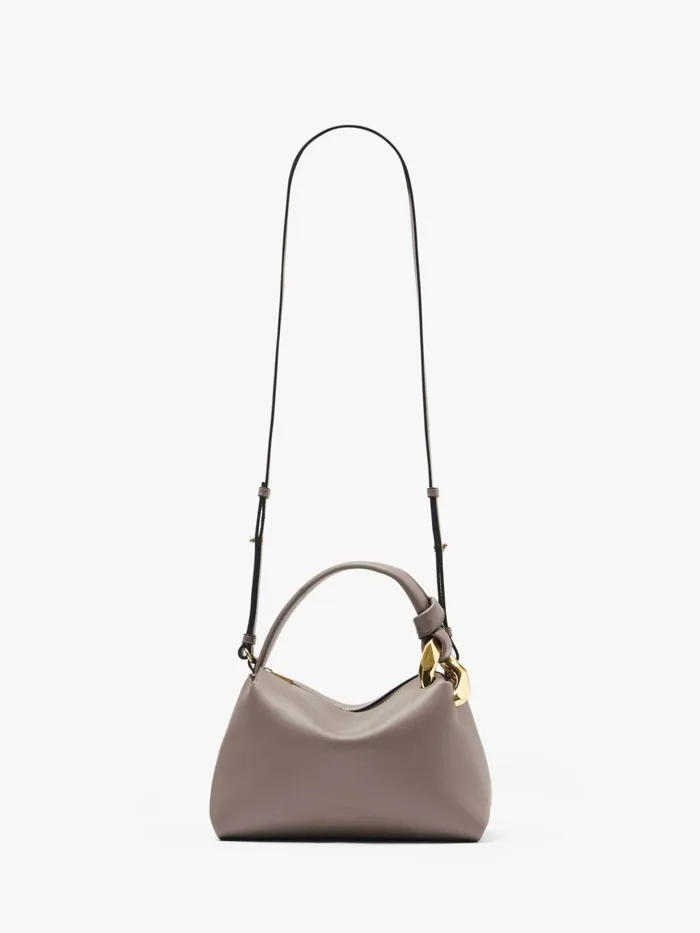 WomenMen Top Handle Bags JW Anderson SMALL JWA CORNER BAG 8211 LEATHER CROSSBODY BAG Taupe WomenMen Top Handle Bags JW Anderson SMALL JWA CORNER BAG 8211 LEATHER CROSSBODY BAG Taupe