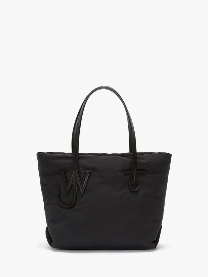 WomenMen Tote Bags JW Anderson SMALL PUFFY ANCHOR TOTE 8211 NYLON TOTE BAG Black WomenMen Tote Bags JW Anderson SMALL PUFFY ANCHOR TOTE 8211 NYLON TOTE BAG Black