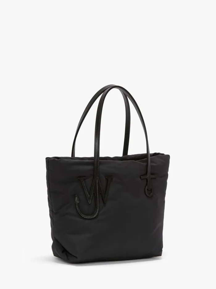 WomenMen Tote Bags JW Anderson SMALL PUFFY ANCHOR TOTE 8211 NYLON TOTE BAG Black WomenMen Tote Bags JW Anderson SMALL PUFFY ANCHOR TOTE 8211 NYLON TOTE BAG Black