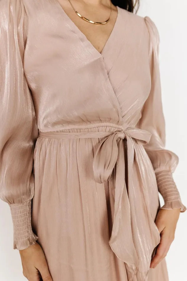 Women Midi Dresses Baltic Born Flynn Midi Dress Champagne Women Midi Dresses Baltic Born Flynn Midi Dress Champagne