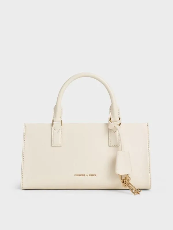 Women Mini Kerry Tote Bag 8211 Cream CHARLES and KEITH Tote Bags