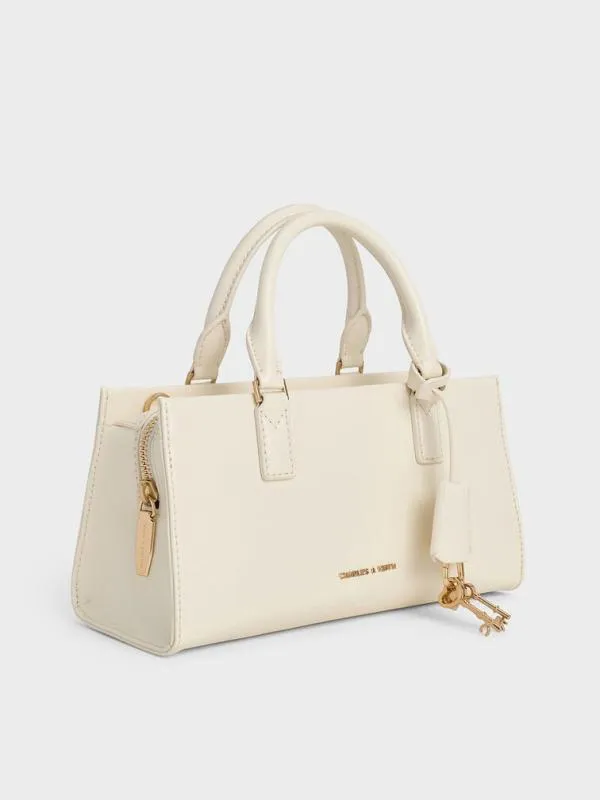 Women Mini Kerry Tote Bag 8211 Cream CHARLES and KEITH Tote Bags