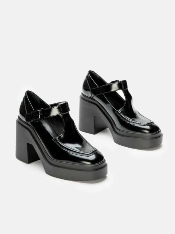 Women NATCHA Gloss Black Clergerie Pumps