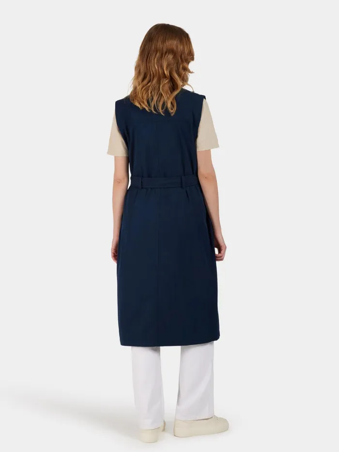 Women Nellie Vest Dark Night Blue Didriksons Vests